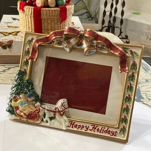 Fitz and Floyd Christmas Frame